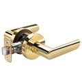 Yale Real Living YH Collection Kincaid Lever with Flat Round Rose Passage Lock US3 (605) Bright Brass Finish YR11KCFR605